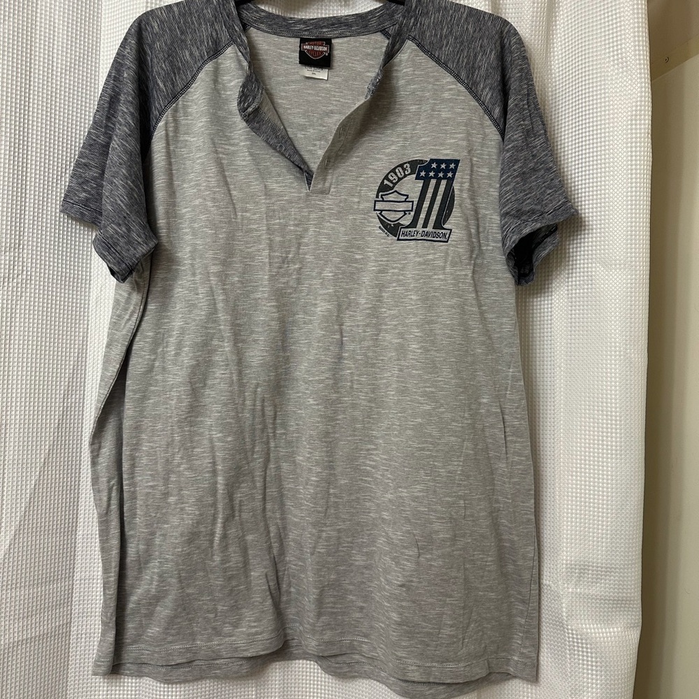 Harley-Davidson Short Sleeve Tee Light Heather Grey